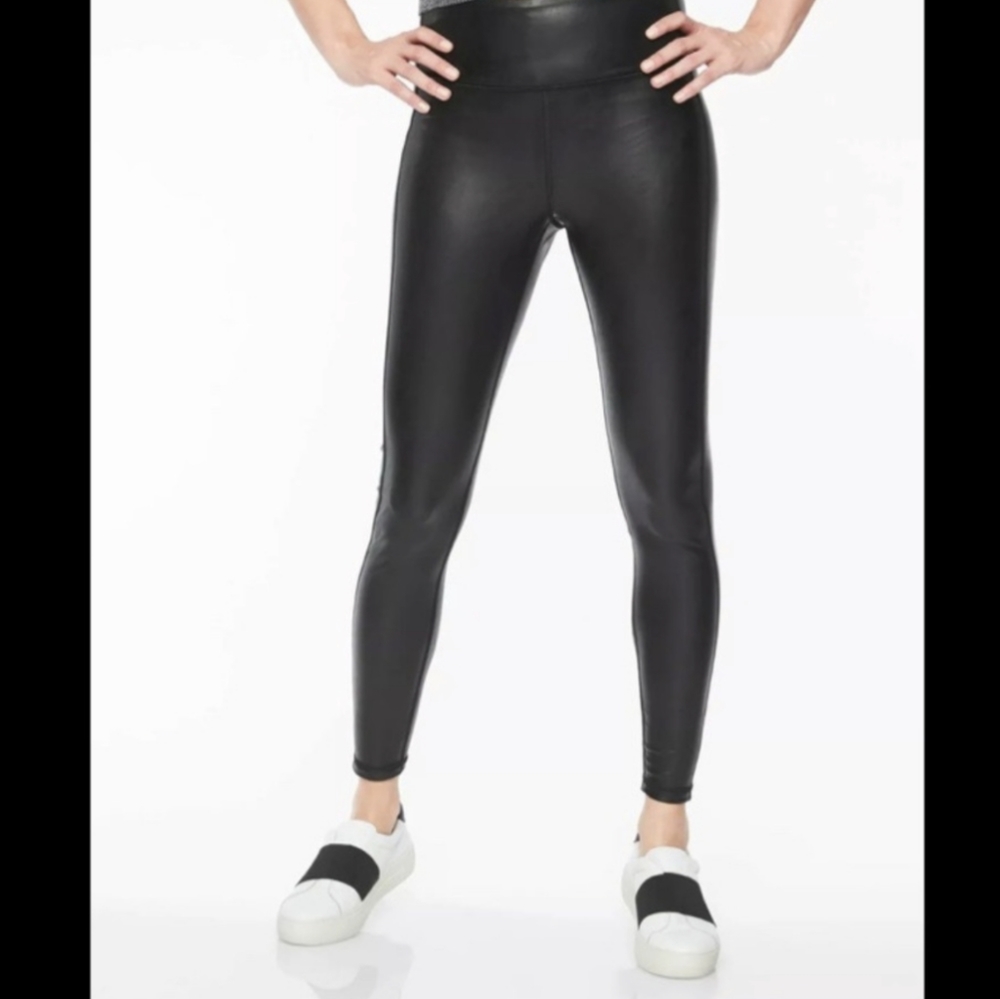 Athleta faux leather leggings